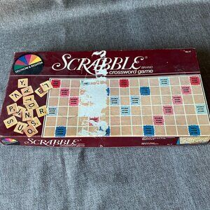 Vintage 1982 Scrabble Game
